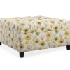 Golden Poppy Wood Leg Storage Ottoman -Storage supplies store 810535757 1