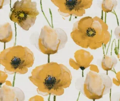 Golden Poppy Wood Leg Storage Ottoman -Storage supplies store 810535757 5