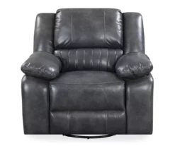 Paulson Gray Faux Leather Swivel Gliding Recliner 14 Paulson Gray Faux Leather Swivel Gliding Recliner -Storage supplies store 810535759 5