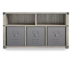 Nova Gray Oak Bedroom Storage Bench