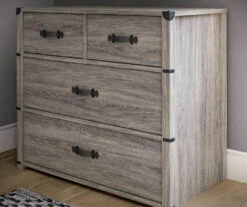 Nova Gray Oak 4-Drawer Storage Dresser 12 Nova Gray Oak 4-Drawer Storage Dresser -Storage supplies store 810538201 3