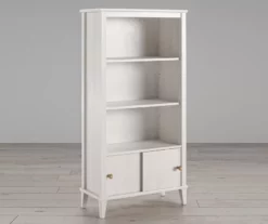 Monarch Hill Poppy Ivory Oak Bookcase -Storage supplies store 810538210 1
