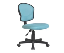 Teal Mesh Office Chair -Storage supplies store 810538337 1 1