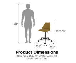 Novogratz Brittany Office Chair 25 Novogratz Brittany Office Chair -Storage supplies store 810538397 6