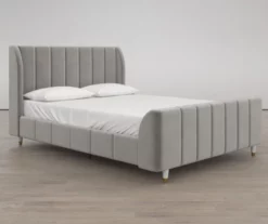 Little Seeds Valentina Velvet Full Bed -Storage supplies store 810538403 1