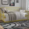 Bright Pop Yellow Metal Twin Daybed & Trundle -Storage supplies store 810538408 1