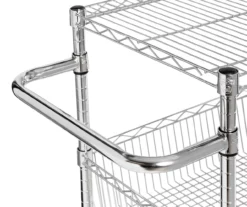 Chrome 3-Shelf Storage Cart -Storage supplies store 810539919 4
