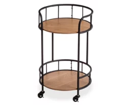 Rolling 2-Tier Side Table -Storage supplies store 810539921 3