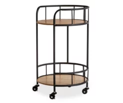 Rolling 2-Tier Side Table -Storage supplies store 810539921 4