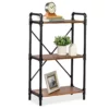 Black Industrial 3-Tier Bookshelf -Storage supplies store 810539936 1
