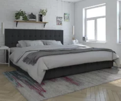 CosmoLiving Elizabeth Velvet Storage Bed -Storage supplies store 810540948 3