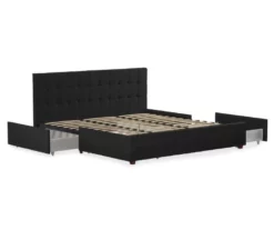 CosmoLiving Elizabeth Velvet Storage Bed -Storage supplies store 810540948 4