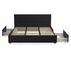 CosmoLiving Elizabeth Velvet Storage Bed -Storage supplies store 810540948 6