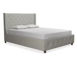 CosmoLiving Mercer Wingback Linen Bed 37 CosmoLiving Mercer Wingback Linen Bed -Storage supplies store 810540991 3