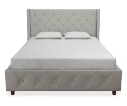 CosmoLiving Mercer Wingback Linen Bed 38 CosmoLiving Mercer Wingback Linen Bed -Storage supplies store 810540991 4