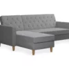 CosmoLiving Liberty Gray Chenille Sectional Storage Futon 1 CosmoLiving Liberty Gray Chenille Sectional Storage Futon -Storage supplies store 810541025 5