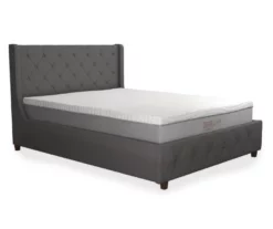 CosmoLiving Mercer Wingback Linen Bed 27 CosmoLiving Mercer Wingback Linen Bed -Storage supplies store 810541029 3