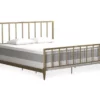 CosmoLiving Blair Brass Metal King Bed 2 CosmoLiving Blair Brass Metal King Bed -Storage supplies store 810541048 3