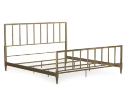 CosmoLiving Blair Brass Metal King Bed 11 CosmoLiving Blair Brass Metal King Bed -Storage supplies store 810541048 4