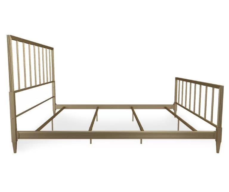 CosmoLiving Blair Brass Metal King Bed 8 CosmoLiving Blair Brass Metal King Bed - Image 6