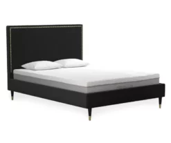 CosmoLiving Audrey Velvet King Bed