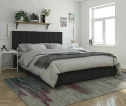 CosmoLiving Elizabeth Velvet Storage Bed -Storage supplies store 810541061 3