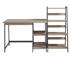 Soho 2-Piece Home Office Desk & Bookshelf Set -Storage supplies store 810542285 4
