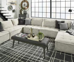 Bales Checkered Taupe Upholstered Accent Chair -Storage supplies store 810542299 17