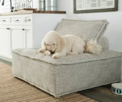 Bales Checkered Taupe Upholstered Accent Chair -Storage supplies store 810542299 18