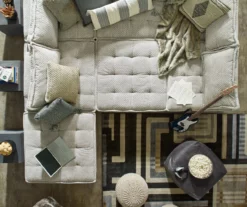 Bales Checkered Taupe Upholstered Accent Chair -Storage supplies store 810542299 9