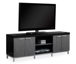 60" Black & Gray TV Stand