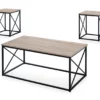 Monarch X Frame 3-Piece Occasional Table Set