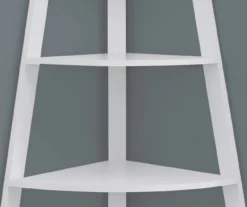 Monarch 4-Shelf Etagere Corner Bookcase -Storage supplies store 810542451 3