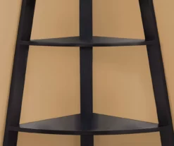 Monarch 4-Shelf Etagere Corner Bookcase -Storage supplies store 810542456 3