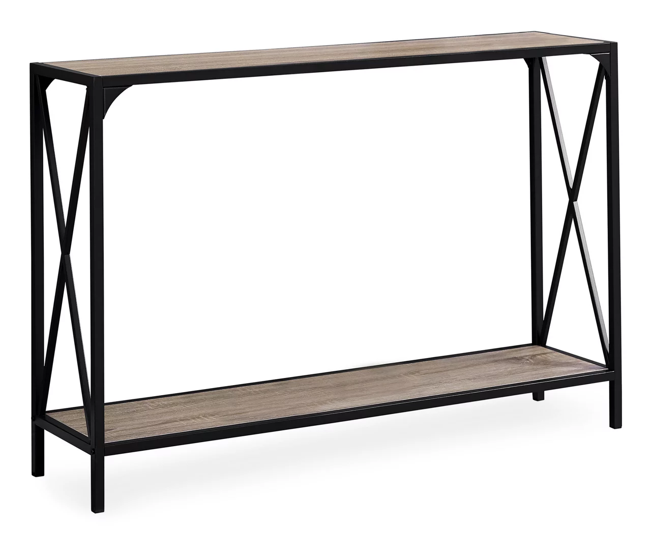 Monarch Metal X-Shaped Console Table 4 Monarch Metal X-Shaped Console Table - Image 2