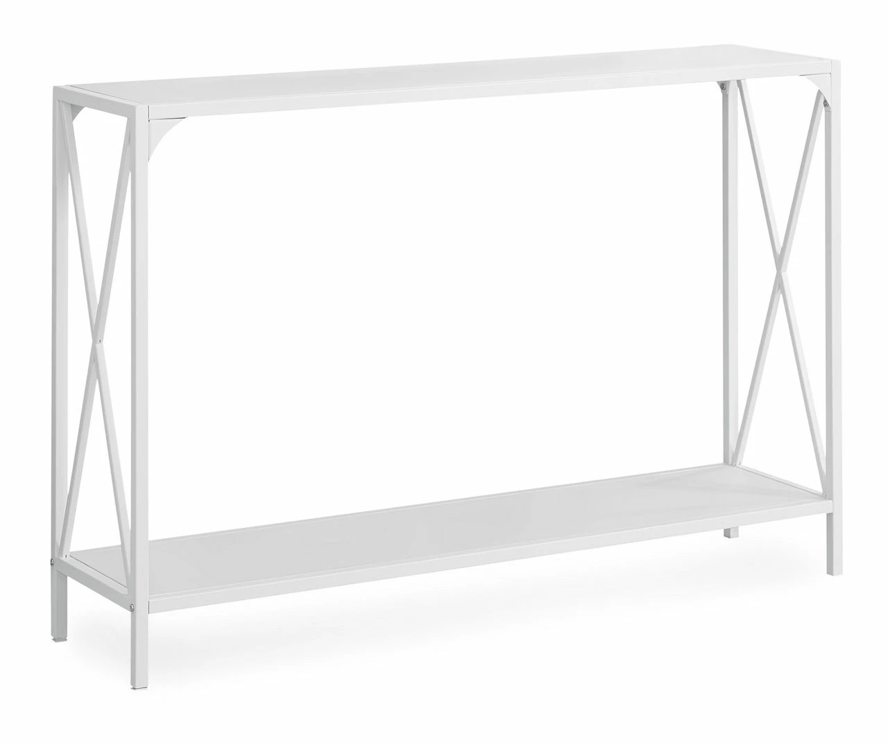 Monarch Metal X-Shaped Console Table 3 Monarch Metal X-Shaped Console Table