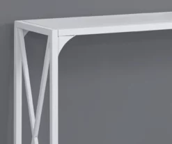Monarch Metal X-Shaped Console Table 13 Monarch Metal X-Shaped Console Table -Storage supplies store 810542458 3