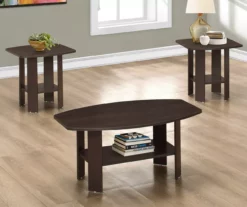 Monarch 3-Piece Occasional Table Set -Storage supplies store 810542462 1