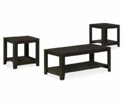 Monarch 3-Piece Occasional Table Set -Storage supplies store 810542466 2