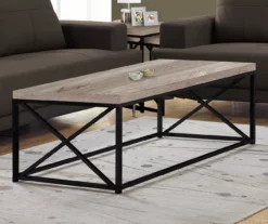 Monarch Reclaimed Wood Look Coffee Tables -Storage supplies store 810542470 1