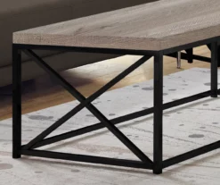 Monarch Reclaimed Wood Look Coffee Tables -Storage supplies store 810542470 3
