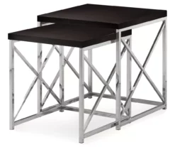 Monarch 2-Piece Nesting Accent Table Set -Storage supplies store 810542484 2