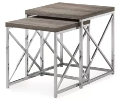 Monarch 2-Piece Nesting Accent Table Set -Storage supplies store 810542485 2