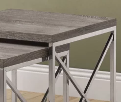 Monarch 2-Piece Nesting Accent Table Set -Storage supplies store 810542485 3