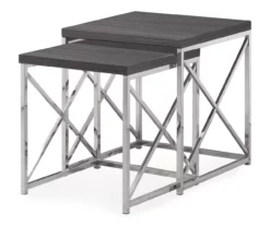 Monarch 2-Piece Nesting Accent Table Set -Storage supplies store 810542487 2