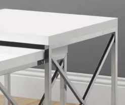 Monarch 2-Piece Nesting Accent Table Set -Storage supplies store 810542488 3