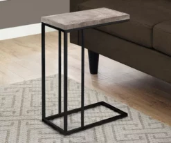 Monarch Reclaimed Wood Look C Side Table -Storage supplies store 810542489 1