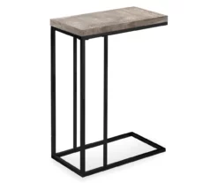 Monarch Reclaimed Wood Look C Side Table -Storage supplies store 810542489 2