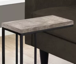 Monarch Reclaimed Wood Look C Side Table -Storage supplies store 810542489 3