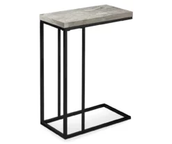 Monarch Reclaimed Wood Look C Side Table -Storage supplies store 810542490 2